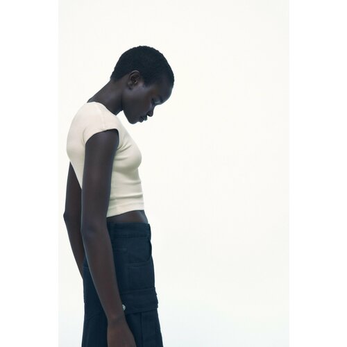 Топ Zara, размер L, серый