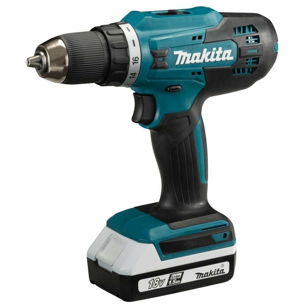 Аккумуляторная дрель-шуруповерт Makita DF488DWAE