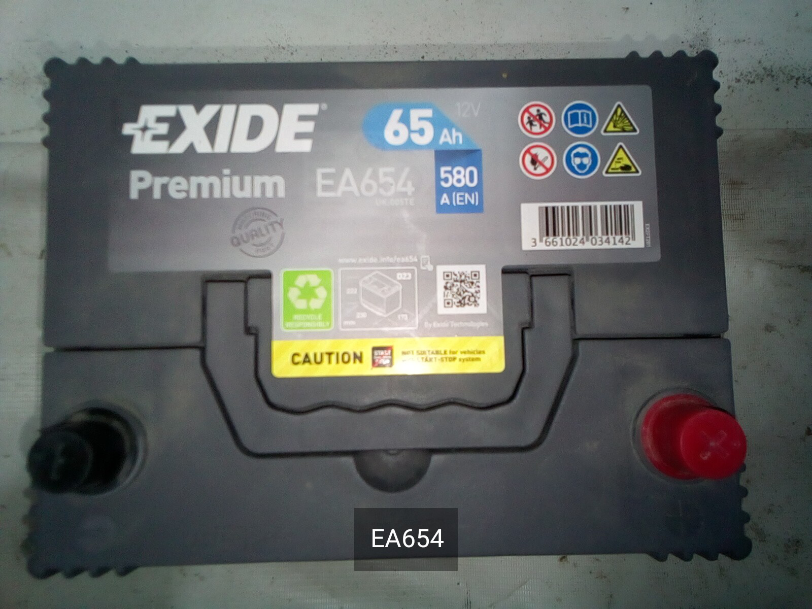 Аккумулятор легковой "EXIDE" Premium 65Ач о/п D23 - фото №19
