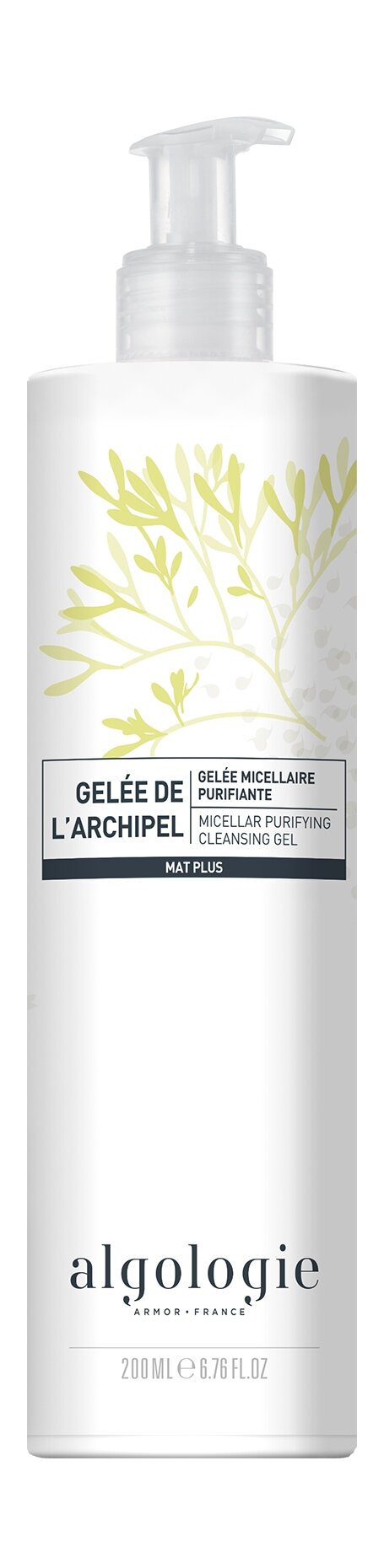 Мицеллярный очищающий гель для лица Algologie Gelee De L'Archipel Micellar Purifying Cleansing Gel 200 мл .