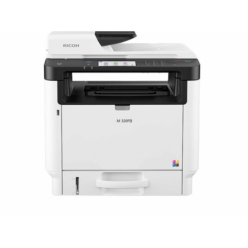 МФУ Ricoh M 320FB А4 чб 32 ppm 256Мб дуплекс ADF35 сенс экран 43 1200dpi USB Network факс старт картр 1 000 стр 408527 7323000₽