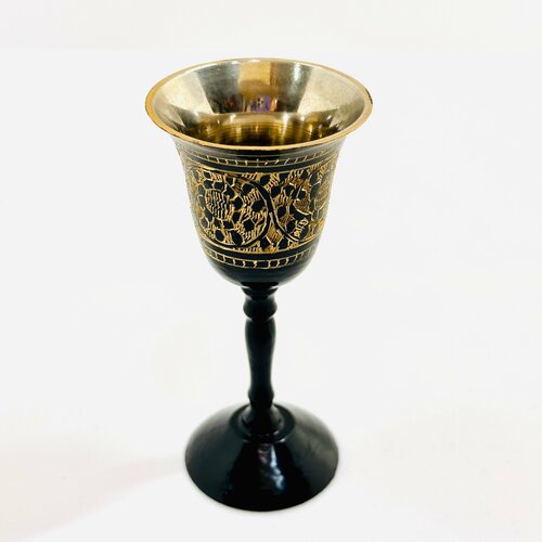 Стопка, рюмочка латунная на 25 мл.