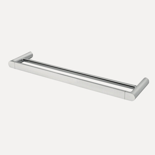 Изображение товара Держатель для полотенец AM.PM Inspire, настенный, двойной, металлический, квадратный, серебристый