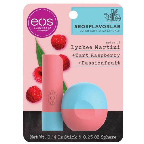 Бальзам для губ EOS Lip Balm Lychee Martini Stick & Sphere