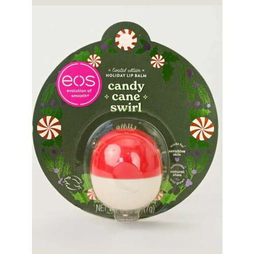 Бальзам для губ EOS Lip Balm Candy Cane Swirl 10pcs handmade christmas candy cane kawaii miniature food dollhouse home decor clay candy cane