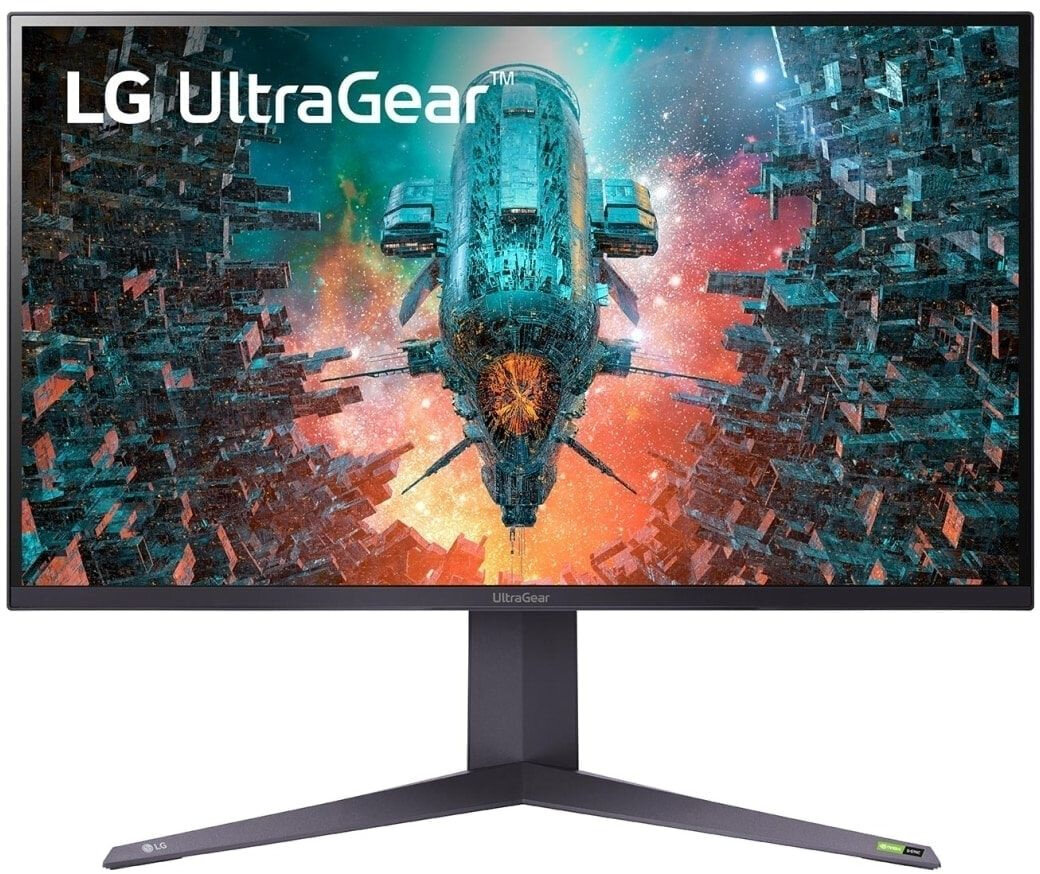 фото Монитор LG 31.5" UltraFine 32GQ950-B черный IPS LED 1ms 16:9 HDMI M/M Cam матовая HAS Piv 1000:1 360cd 178гр/178гр 3840x2160 144Hz DP 4K USB 8.5кг