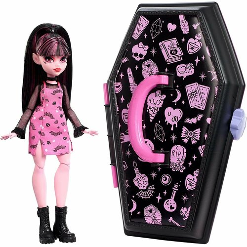 Набор Монстр Хай - Органайзер Дракулауры (2022) HJH64 кукла monster high freak du chic draculaura figure монстр хай фрик ду шик дракулаура