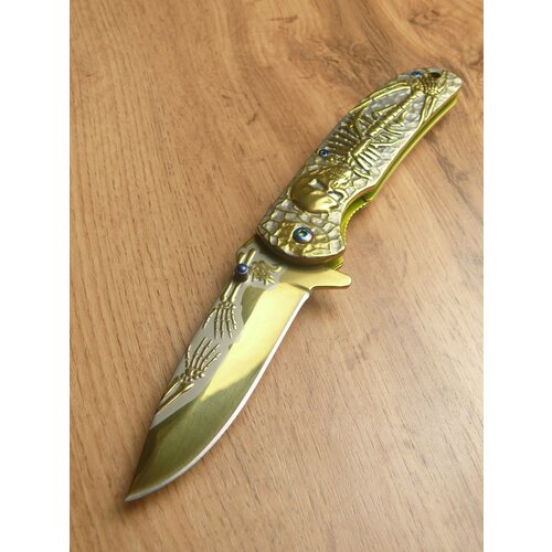 Нож складной Browning (золотой скелет) нож туристический для охоты и рыбалки sb 68 в чехле ножнах футляре вечная спичка ручка нож брелок топорик в наборе