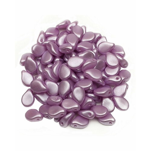 Стеклянные чешские бусины, Pip Beads, 5х7 мм, цвет Alabaster Pastel Lt.Rose, 100 шт.