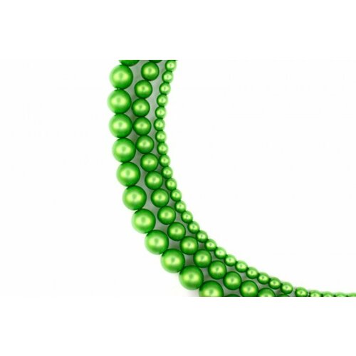 Жемчуг Preciosa, цвет 70153 матовый светло-зеленый, 8мм, 10шт