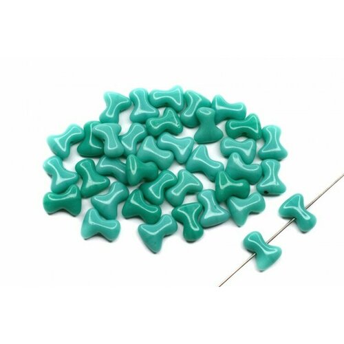 бусины tee beads 2х8мм отверстие 0 5мм цвет 00030 27137 хрусталь закат 730 022 10г около 50шт Бусины Tee beads 2х8мм, отверстие 0,5мм, цвет 63130 бирюзовый непрозрачный, 730-029, 10г (около 50шт)