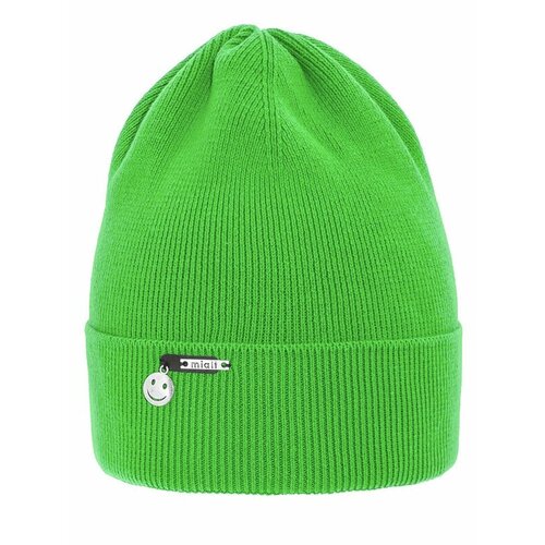 фото Шапка mialt, размер 50-54, зеленый