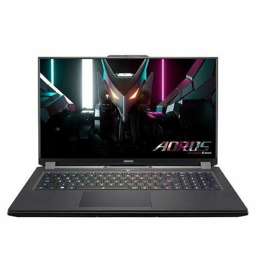 Ноутбук игровой GIGABYTE AORUS 17H (BXF-74KZ554SH) ноутбук игровой gigabyte aorus 17h bxf bxf 74kz554sd 17 3 ips intel core i7 13700h 2 4ггц 14 ядерный 16гб ddr5 1тб ssd nvidia geforce rtx 4080 для ноутбуков 12 гб free dos черный