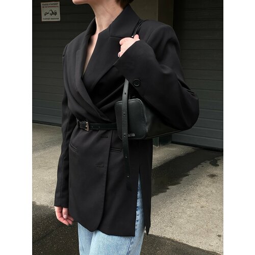 фото Сумка кросс-боди tikitorch, фактура гладкая, черный