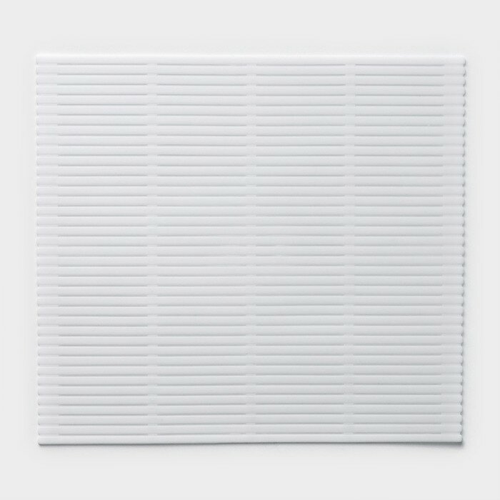 Циновка Доляна «Унаги» 24×21 см цвет белый
