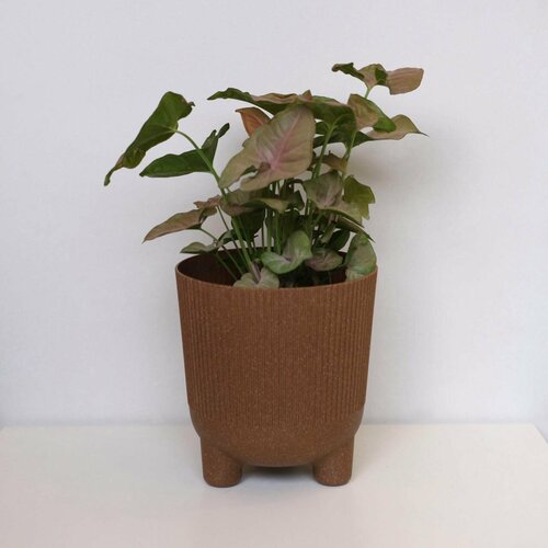 Кашпо на ножках для комнатных растений, пластик, 3 л, д 18, в 20