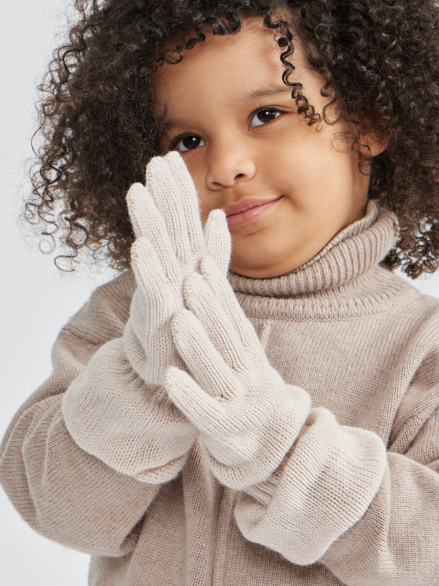 фото Перчатки детские Happy Baby для мальчика и для девочки, вязаные