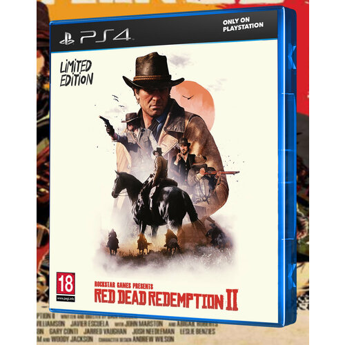 "Эксклюзивная обложка по мотивам игры Red Dead Redemption 2 для PS4
