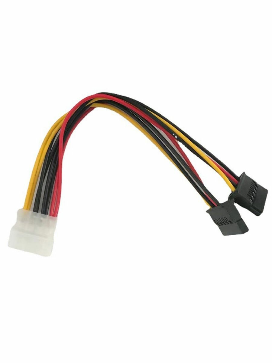 Кабель питания Molex - 2 x SATA M/F 20 см