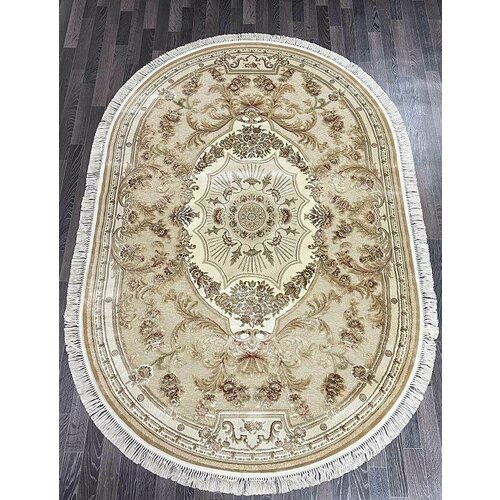 Бельгийский ковёр из вискозы Kunduz 100X140 см. овал