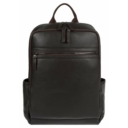 Рюкзак мужской, 2-718кFM1кор, натуральная кожа, ф. А4, вместительный, городской, на работу, на учебу, Franchesco Mariscotti