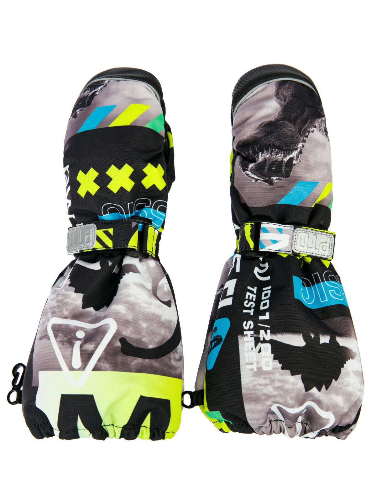 Варежки playToday для мальчиков размер 13 (98-104 см) черный