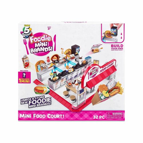 фигурка mini toy лошадка мини 24 вида в коллекции 5 5 6 2 см Игровой набор Zuru 5 surprise Mini brands Food court