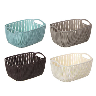 фото Vetta корзинка вязаная, 21х16х10см, пластик