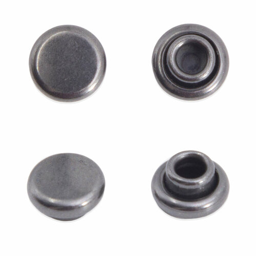 насадка для односторонних хольнитен 6 мм 0 4069 Хольнитен джинсовый, диаметр 6мм, цветной металл (без гвоздя), черный никель, 100 шт