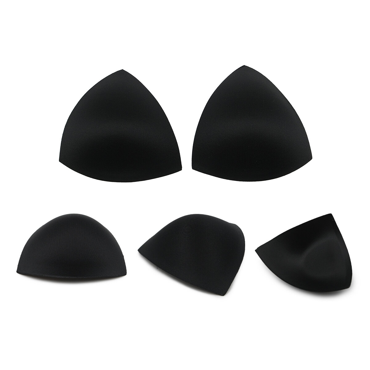 Чашечки для бюстгальтера Antynea, треугольные, без уступа, с наполнением и эффектом push-up, FC-72.18 (72.88,72.78), размер 80 (черный), 1 пара