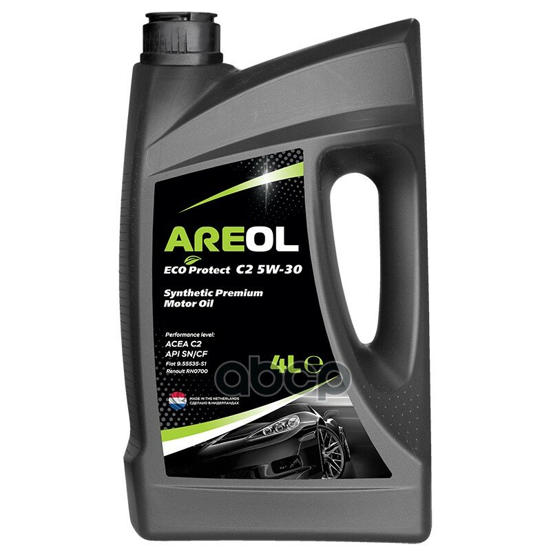 AREOL Areol Eco Protect C2 5W30 (4L)_Масло Моторное! Синт Acea C2, Api Sn/Cf, Fiat 9.55535-S1