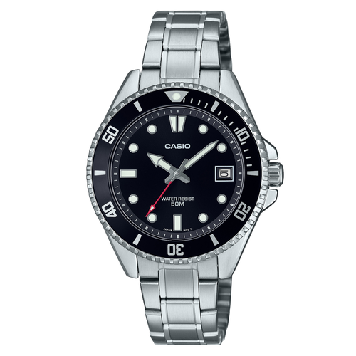 фото Наручные часы casio collection, серебряный, серый