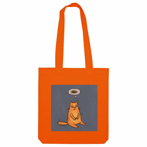 фото Сумка шоппер us basic, оранжевый