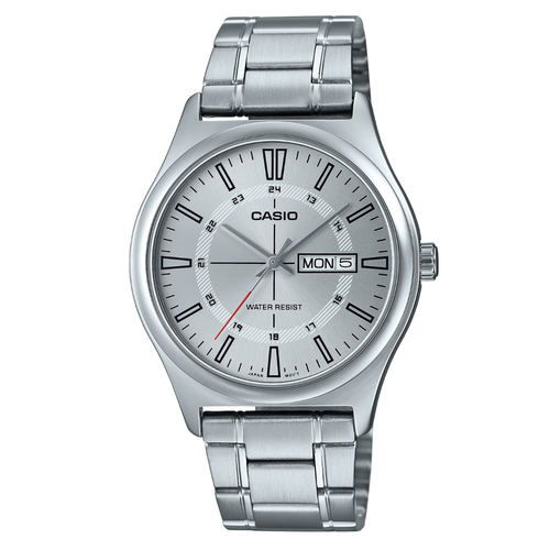 фото Наручные часы casio collection mtp-v006d-7c, серый, серебряный