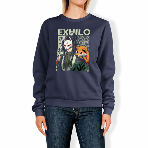 фото Свитшот roly, размер l, синий