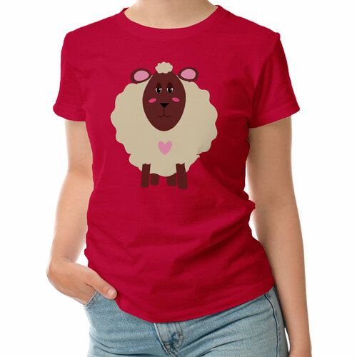 фото Футболка roly, размер l, красный