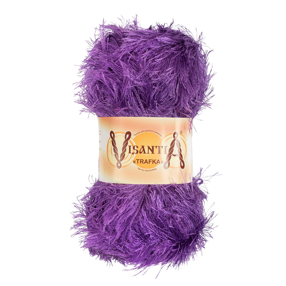 Пряжа VISANTIA "TRAFKA" 100% полиэстер 100 г 150 м №0030 св. фиолетовый