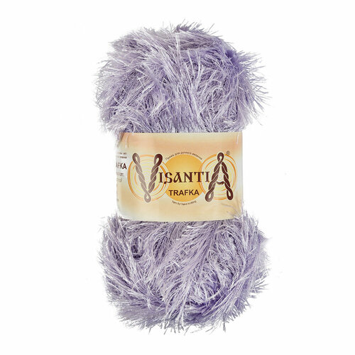 Пряжа VISANTIA "TRAFKA" 100% полиэстер 100 г 150 м №0069 св. сиреневый