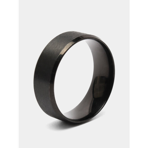 Кольцо, размер 16, черный