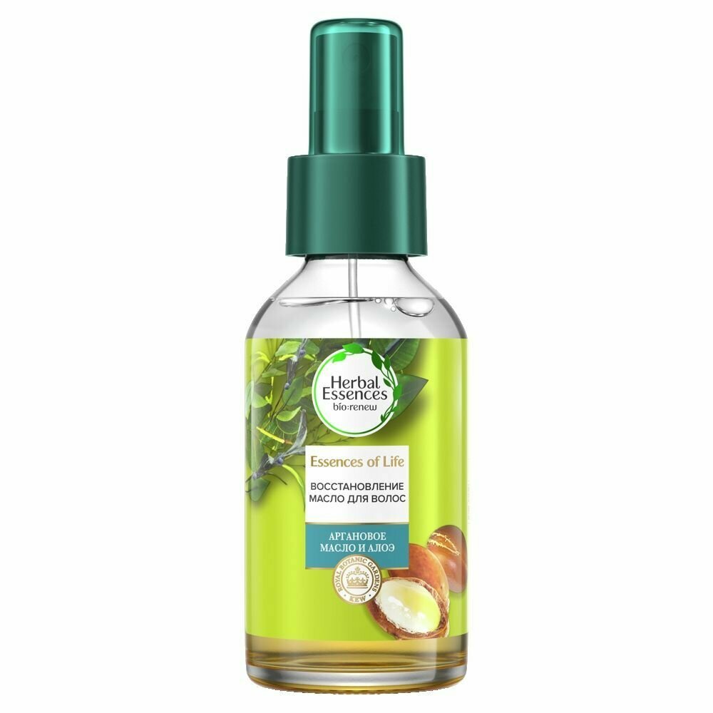 Herbal Essences Масло для волос с Аргановым Маслом и Алоэ 100мл