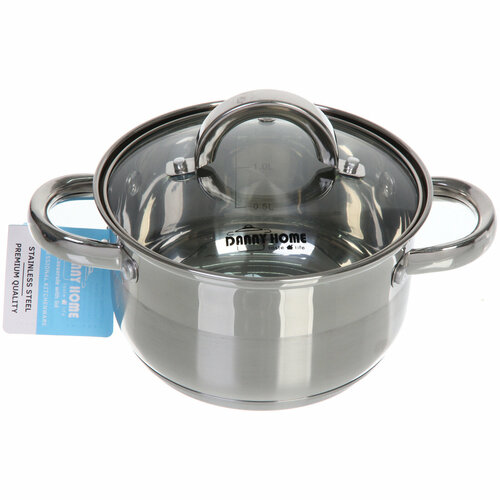 Кастрюля из нержавеющей стали MONICA 1,9 л, индукция