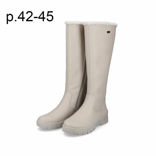 фото Сапоги remonte dorndorf, полнота 8, размер 45, бежевый