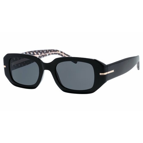 Солнцезащитные очки BOSS, черный hugo boss солнцезащитные очки hugo boss 1386 s 807 ir [hub 20497980751ir]