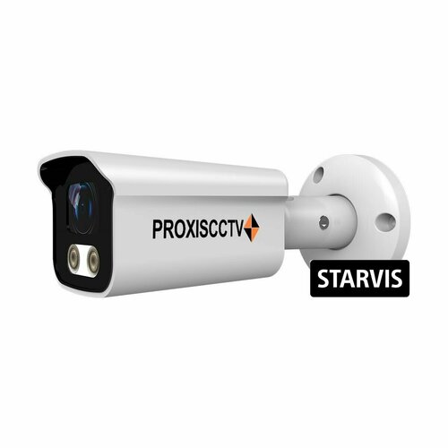 Камера для видеонаблюдения IP видеокамера уличная 80Мп f-28мм POE микрофон SD Proxiscctv PX-IP-BA20-SR80-PMC 1874300₽