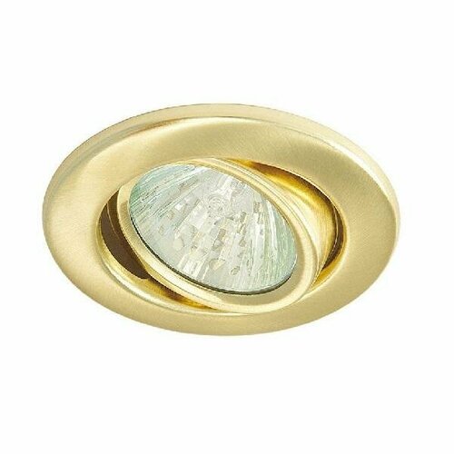 Светильник встраиваемый Акцент 113 АА золото поворотный 239₽