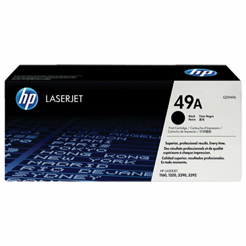 Картридж лазерный HP (Q5949A) LaserJet 1160/1320/3390, №49А, оригинальный, ресурс 2500 страниц, 360370 картридж ds tn 3390