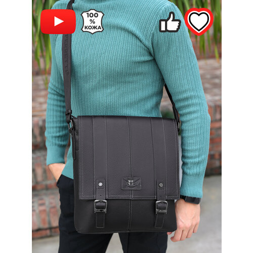 фото Сумка мессенджер giorgio ferretti, черный