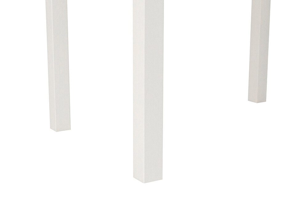 Стол обеденный Боровичи-Мебель раскладной с ящиком белый / сосна белая 90х60х75 см - фотография № 5
