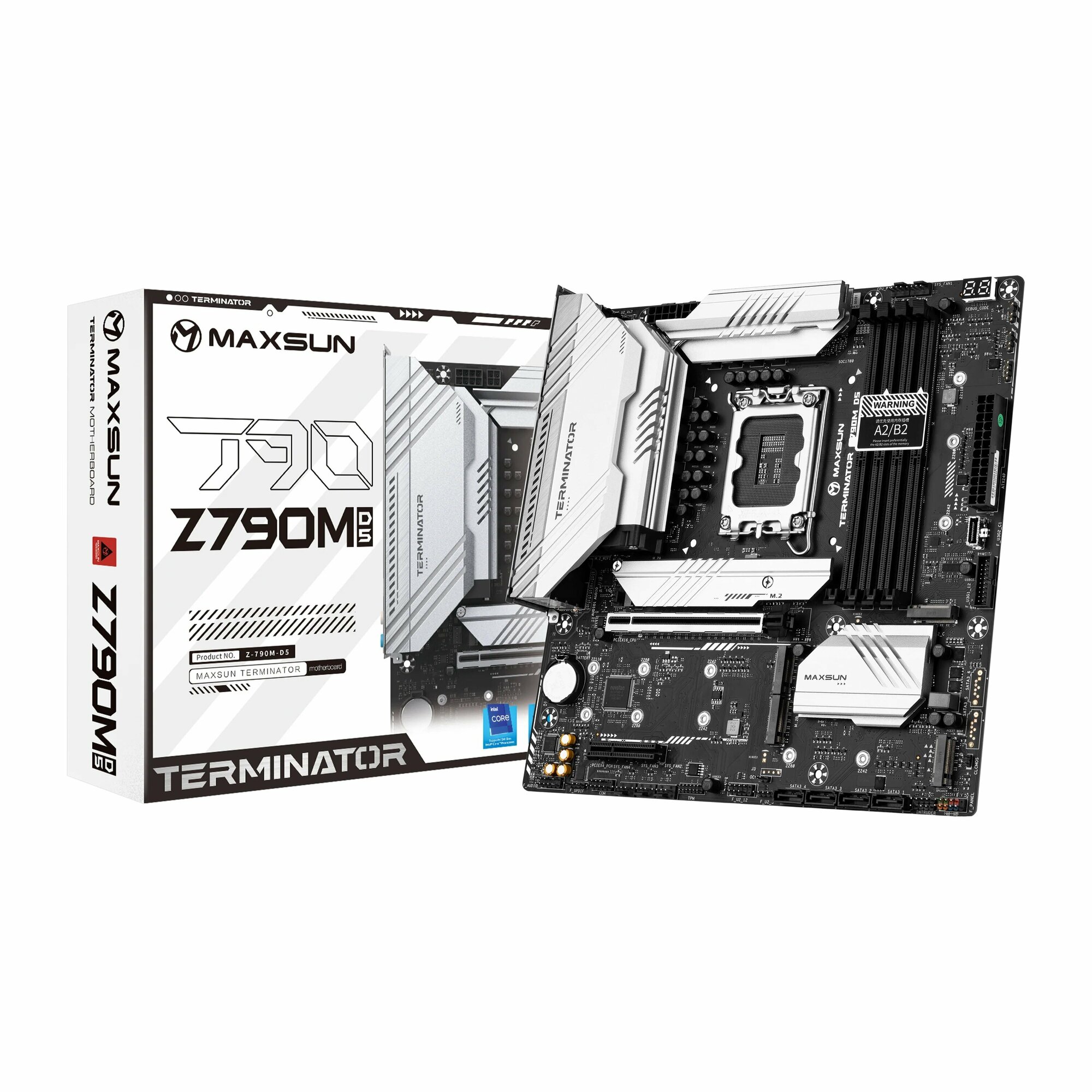 Материнская плата Maxsun TERMINATOR Z790M D5 (LGA1700, mATX)