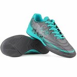 Бутсы футбольные (футзал, мини-футбол) Furia Indoor 221022 Octopus black/turquoise - изображение